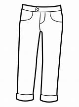 Pants Coloring Page sketch template