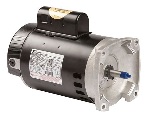 CENTURY 1 HP Pool and Spa Pump Motor, Permanent Split Capacitor, 115/230V, 56Y Frame - 16U442 ...