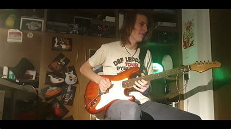 Jimi Hendrix - Little Wing guitar solo cover by Alex (14years) - YouTube