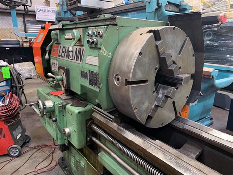 USED, 27″ x 120″ LEHMANN HOLLOW SPINDLE LATHE WITH 9″ SPINDLE BORE | Harris Machine Tools