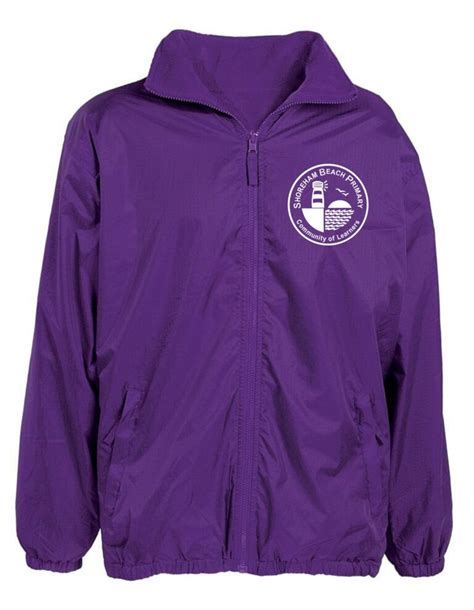 Shoreham Beach Primary School Reversible Jacket with embroidered logo ...