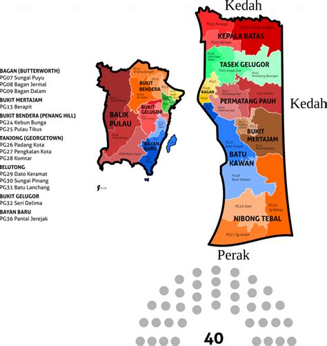 Map of Penang State – Visit Selangor