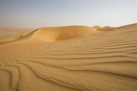 Sand Dunes of Empty Quarter Desert Stock Image - Image of saudi, oman ...