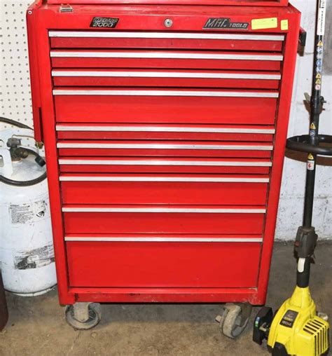 MAC RED MULTI DRAWER TOOL BOX WITH KEYS. - Kastner Auctions