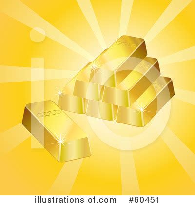 Gold Bars Clipart #60451 - Illustration by Oligo