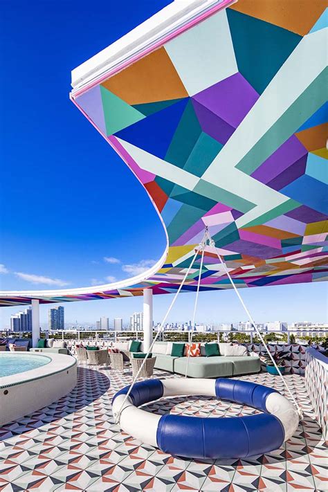 Moxy Miami South Beach Design Hotel Designed by Rockwell Group