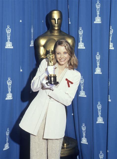 Jodie Foster. Academy Awards Oscars. "Silence of the Lambs 1992 ...