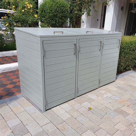 Premium painted Wheelie Bin Store With lift up lids | wheeliebinstore | Bin store, Garden bike ...