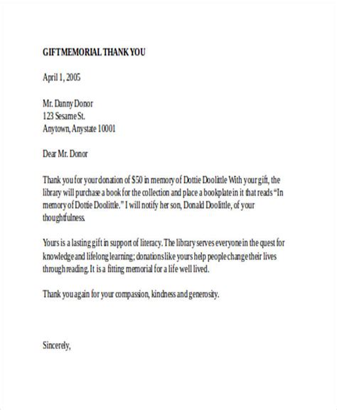 Thank-You Letter - 74+ Examples, Format, PDF