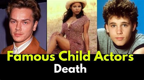 30 Child Actors Who Died Young