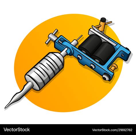 Tattoo machine design concept Royalty Free Vector Image