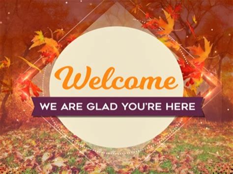 Fall Welcome Loop | Hyper Pixels Media | SermonSpice