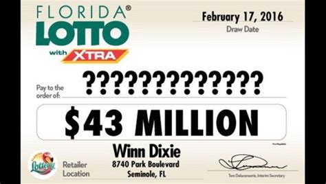 1 Florida Lotto winner takes $43 million top prize | FOX 13 Tampa Bay