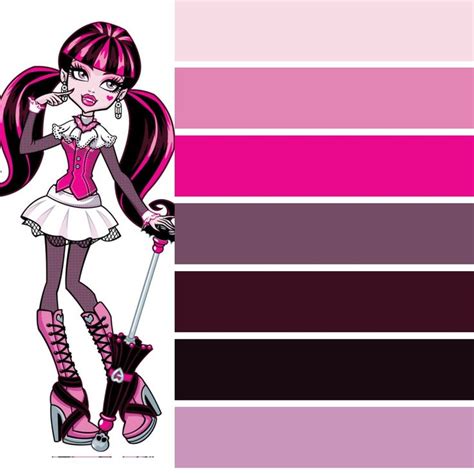 Monster High color palette | Pintura y dibujo, Dibujos, Monster high