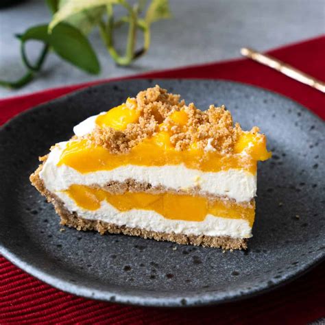 No-Bake Mango Cream Pie - Filipino Mango Royale | Recipe Cart