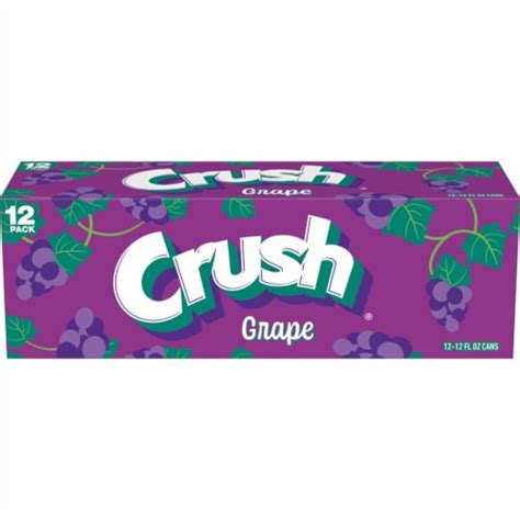 Crush® Caffeine Free Grape Soda Cans, 12 pk / 12 fl oz - Dillons Food ...