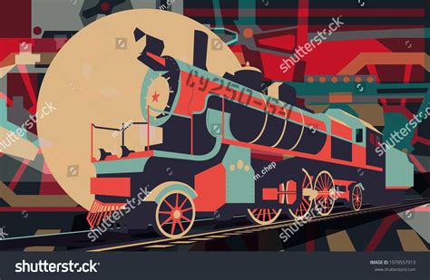 3,217 Vintage train poster Images, Stock Photos & Vectors | Shutterstock