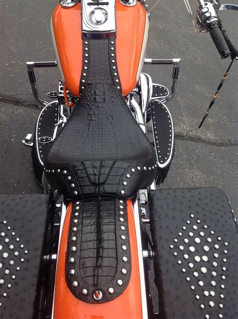 Pin by Alligator Bob's Custom Motorcy on Trucks | Bike seat, Road king classic, Motorcycle seats