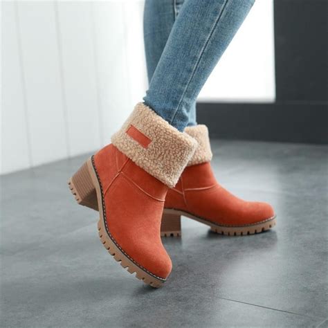 Colorful Warm Slip Women Winter Boots | Winter boots women, Warm boots women, Snow boots women