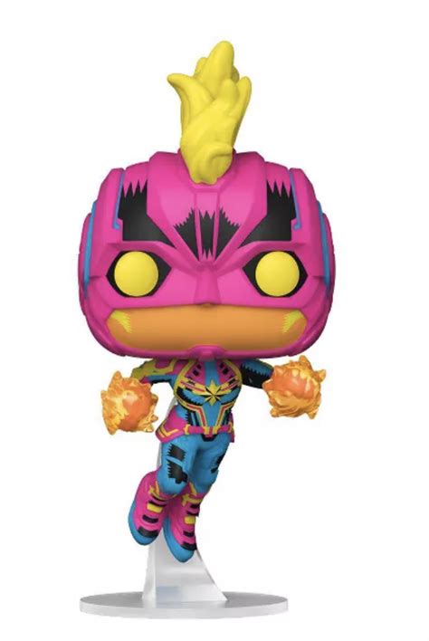 Funko Pop! Marvel - Captain Marvel (Blacklight) #908 – Sweets and Geeks