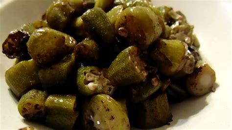 How To Make Steamed Pan Fried Okra Without Cornmeal - YouTube