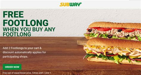 Subway September 2021 Coupons and Promo Codes 🛒