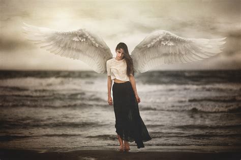 Wallpaper angel wings women - free pictures on Fonwall