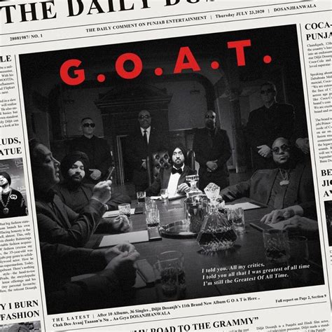 When did Diljit Dosanjh release G.O.A.T.?