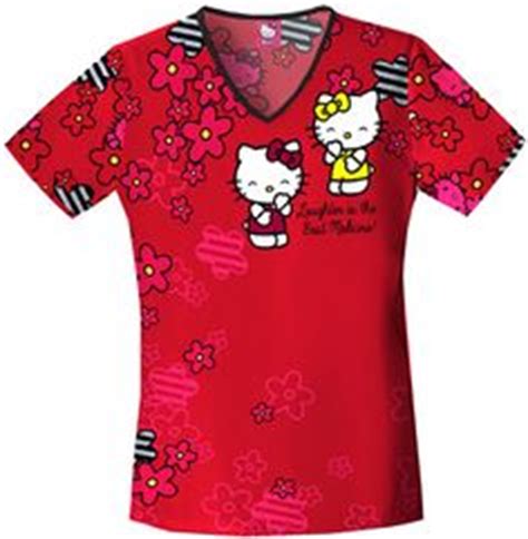 13 Hello Kitty Scrubs ideas | scrub tops, scrubs, tops