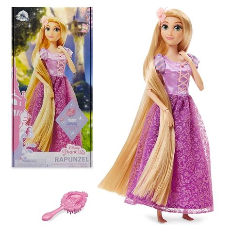 Buy DisneyStore Official Princess Rapunzel Classic Doll for Kids, Tangled, 11 ½ Inches, Includes ...