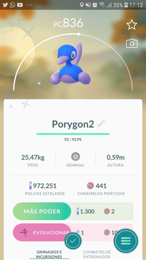 Porygon2 shiny pokemon go