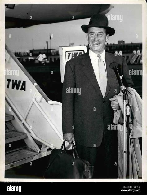 1952 - American statesman Adlai E. Stevenson. 1952 Democratic presidential candidate, leaves for ...