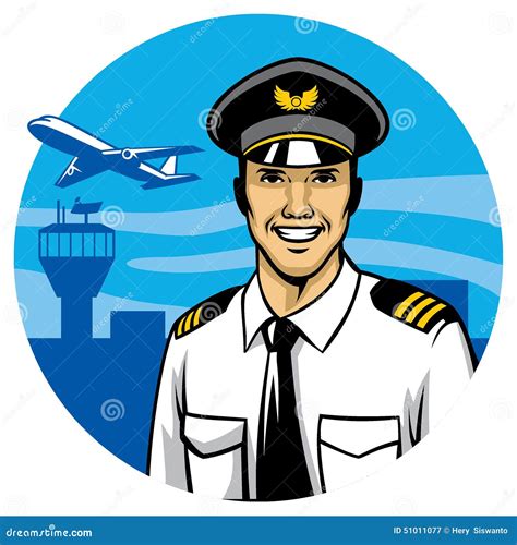 P Is For Pilot Vector Illustration | CartoonDealer.com #89126150