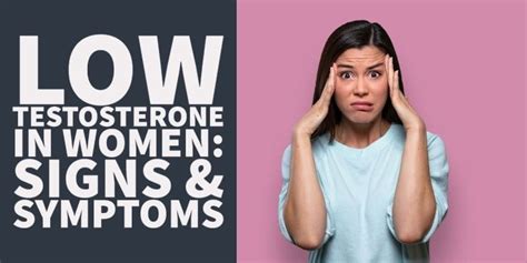 Low Testosterone in Women: Signs, Symptoms & Treatment Guide