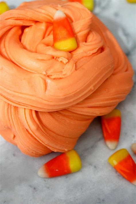 How to Make Edible Candy Corn Slime - Mess for Less