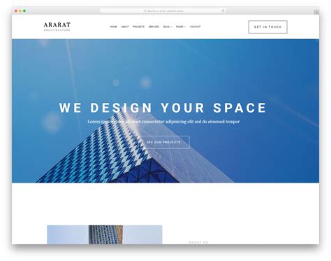 Ararat - Free Architectural Design Website Template 2024 - Colorlib