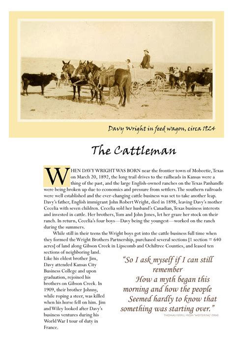 [The Cattleman Description] - The Portal to Texas History