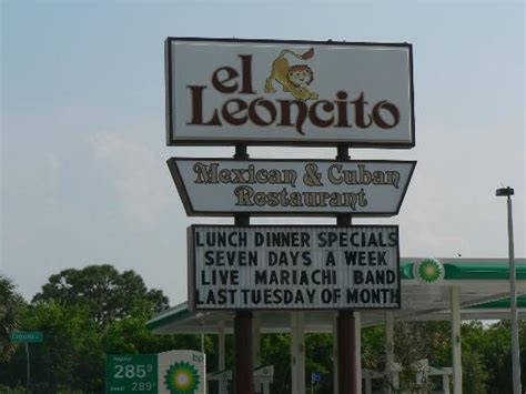 EL LEONCITO MEXICAN AND CUBAN RESTAURANT, Titusville - Menu, Prices & Restaurant Reviews - Order ...