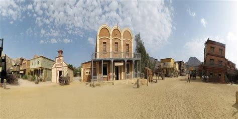 Wild West Town Backdrop