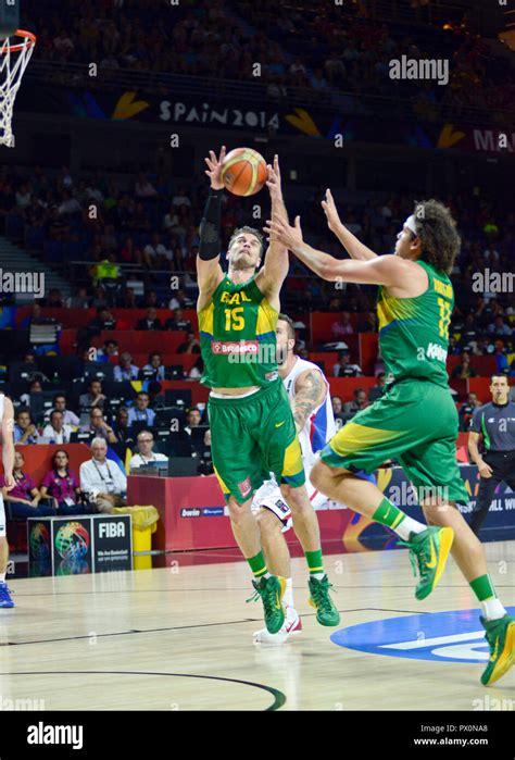 Tiago Splitter and Anderson Varejao. Brazil Basketball National Team ...