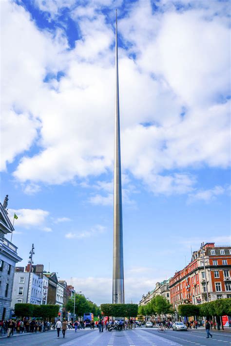 The Spire - an immense obelisk sitting on O’Connell Street | Ireland travel, Best of ireland, Dublin