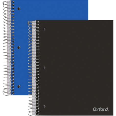 Oxford, TOP10388, 5-Subject Wire-Bound Notebook, 2 / Pack - Walmart.com - Walmart.com