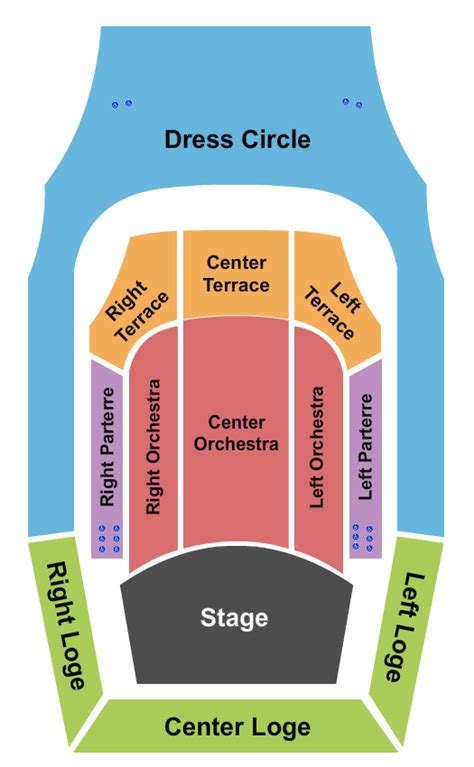 Meridian Hall Seating Chart