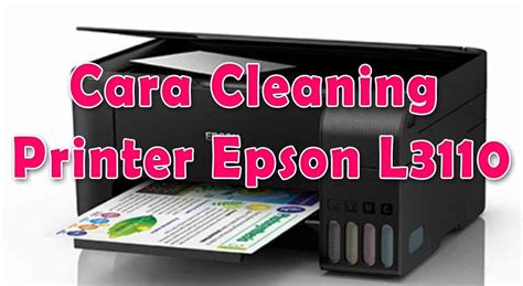 Cara Head Cleaning Printer Epson L3150 Manual