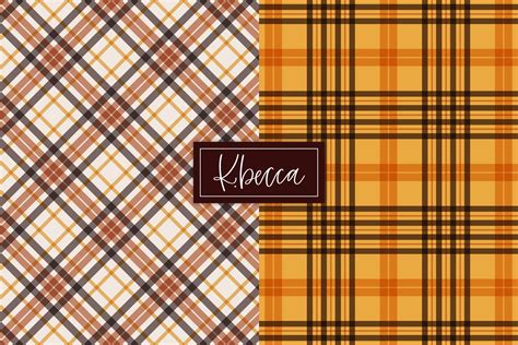 Fall Plaid Background Patterns Seamless (353575) | Patterns | Design ...