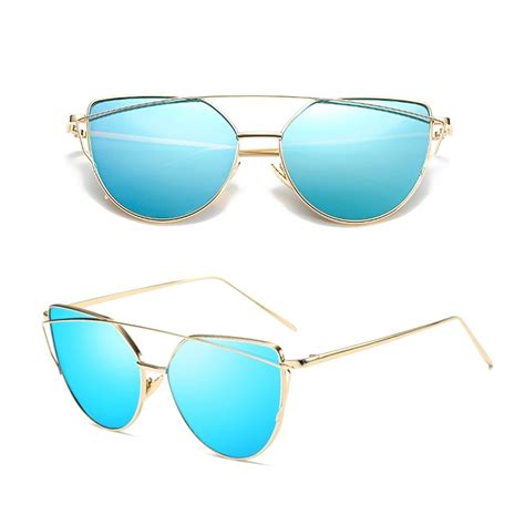 Metallic Cat Eye Sunglasses