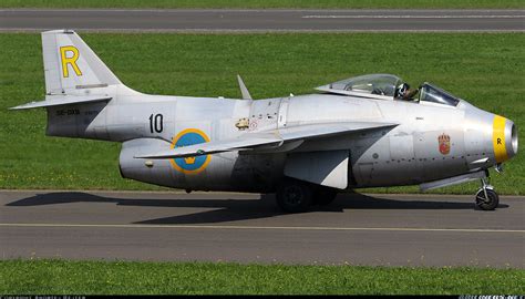 Saab J29F Tunnan - Swedish Airforce Historic Flight | Aviation Photo ...