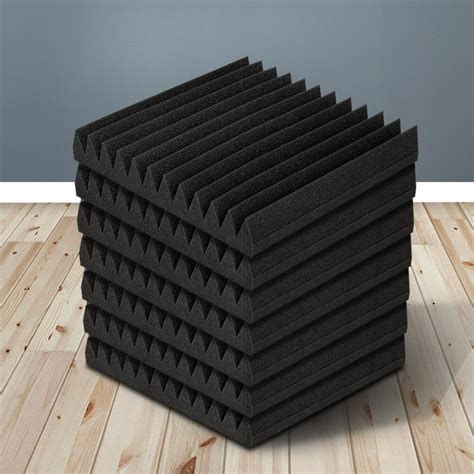 40pcs Studio Acoustic Foam Wedge 30X30CM Black