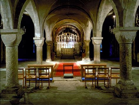 Church lighting: The Chapel of Our Lady Undercroft, Canterbury Cathedral is in the heart of the ...