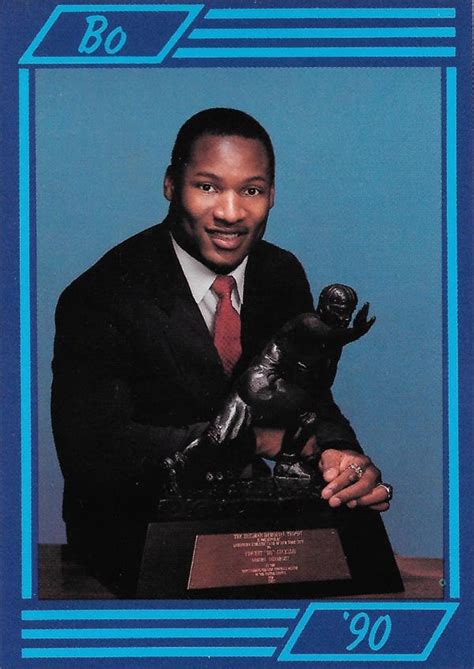 Bo Jackson Football card (Auburn Tigers) 1990 Heisman Trophy Winner #1